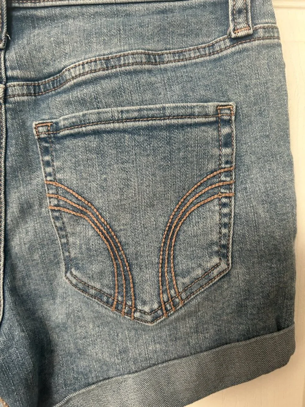 Hollister Denim Shorts Women's Size 26 High Rise Soft Stretch